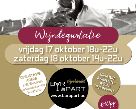 Degustatiedagen • 17 en 18 oktober 2025