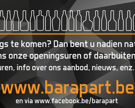 Opening &amp; Degustatiedagen 30 sept, 1 &amp; 2 okt