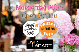 Moederdag 14/5 OPEN 10u-13u