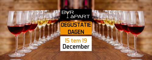 Degustatiedagen BAR àPART 15, 16, 17, 18 en 19 DECEMBER