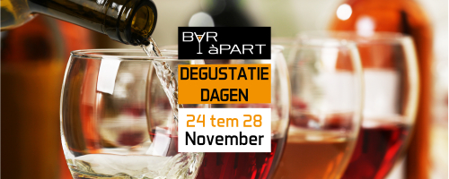 Degustatiedagen BAR àPART 24, 25, 26, 27 en 28 NOVEMBER