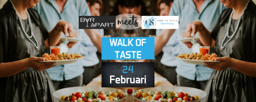 Save The Date voor de Walk of Taste van Cook In Style en BAR àPART