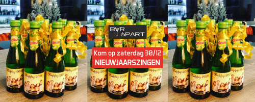 Kom Nieuwjaarszingen bij BAR àPART op zaterdag 30 december