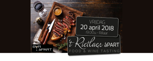 &#039;t Rietlaer àPART op 20 april 