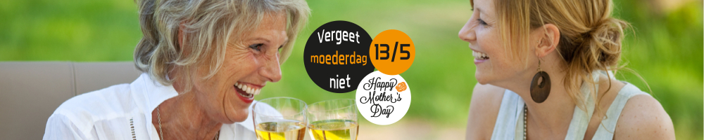 Vergeet moederdag niet op zondag 13 mei!