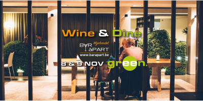 WINE 'N DINE @ GREEN op 8 en 9 november