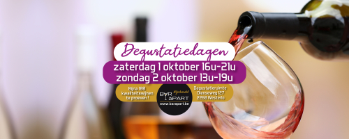 Herfstdegustatie • 1 en 2 oktober 2022