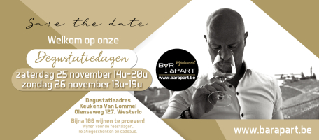 Degustatiedagen • 25 en 26 november 2023