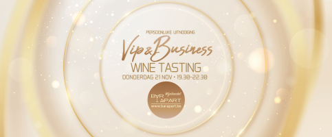 Business Wine Tasting donderdag 21 november 2024