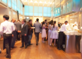 Mobiele wijnbar voor receptie